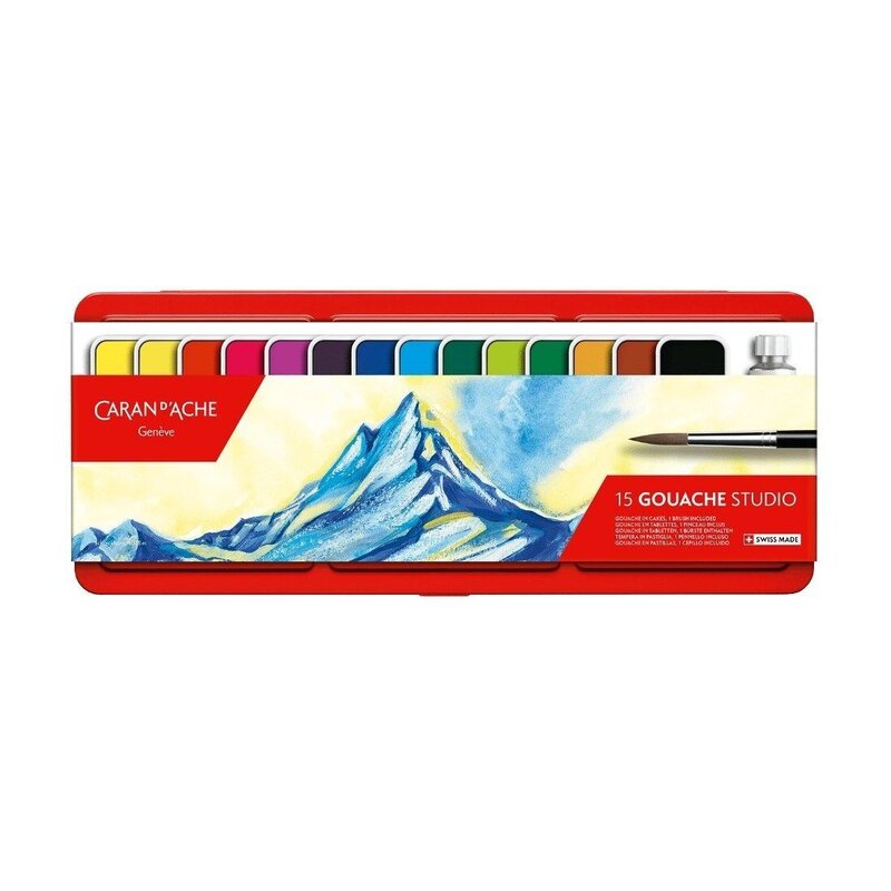 Pastillas de Color Caran d?Ache Gouache Studio