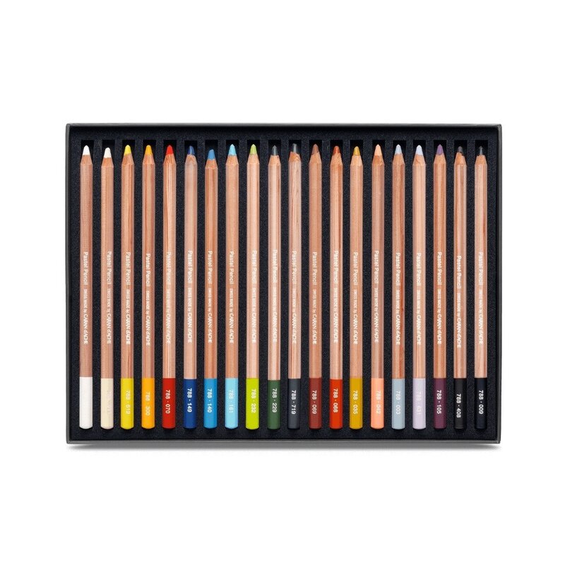L pices Pastel Caran d'Ache de 20 colores