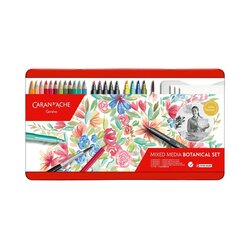 Kit de letras y coloraci¢n bot nica Caran d'Ache Julie Thomas