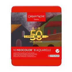 Caja de 10 pasteles acuarela NEOCOLOR? II Edici¢n especial