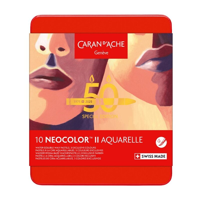 Caja de 10 pasteles acuarela NEOCOLOR? II Edici¢n especial